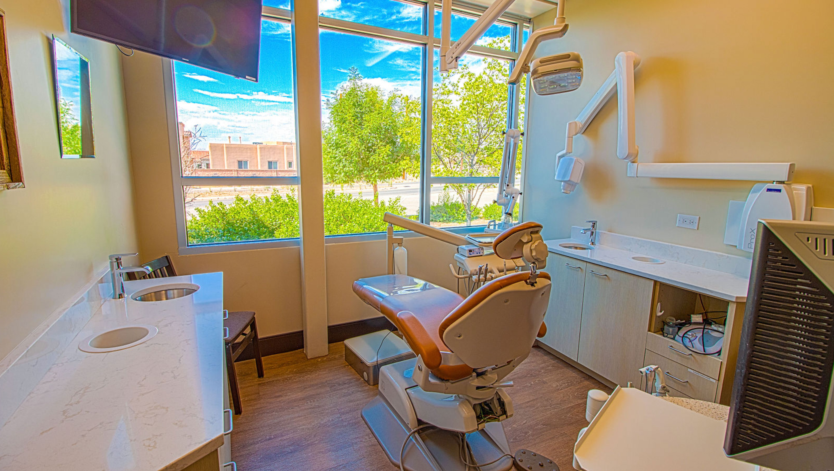 Man smiling in dental chair